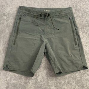 Roark Layover 2.0 Shorts Mens 28 Green Pockets Back Ventilation Hiking Outdoor